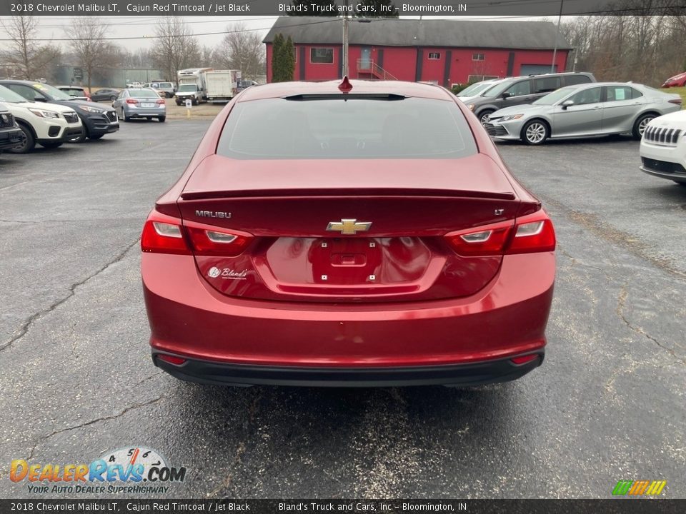 2018 Chevrolet Malibu LT Cajun Red Tintcoat / Jet Black Photo #4