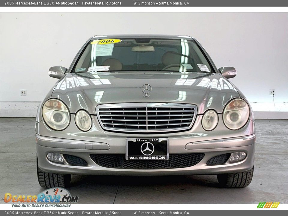 2006 Mercedes-Benz E 350 4Matic Sedan Pewter Metallic / Stone Photo #2