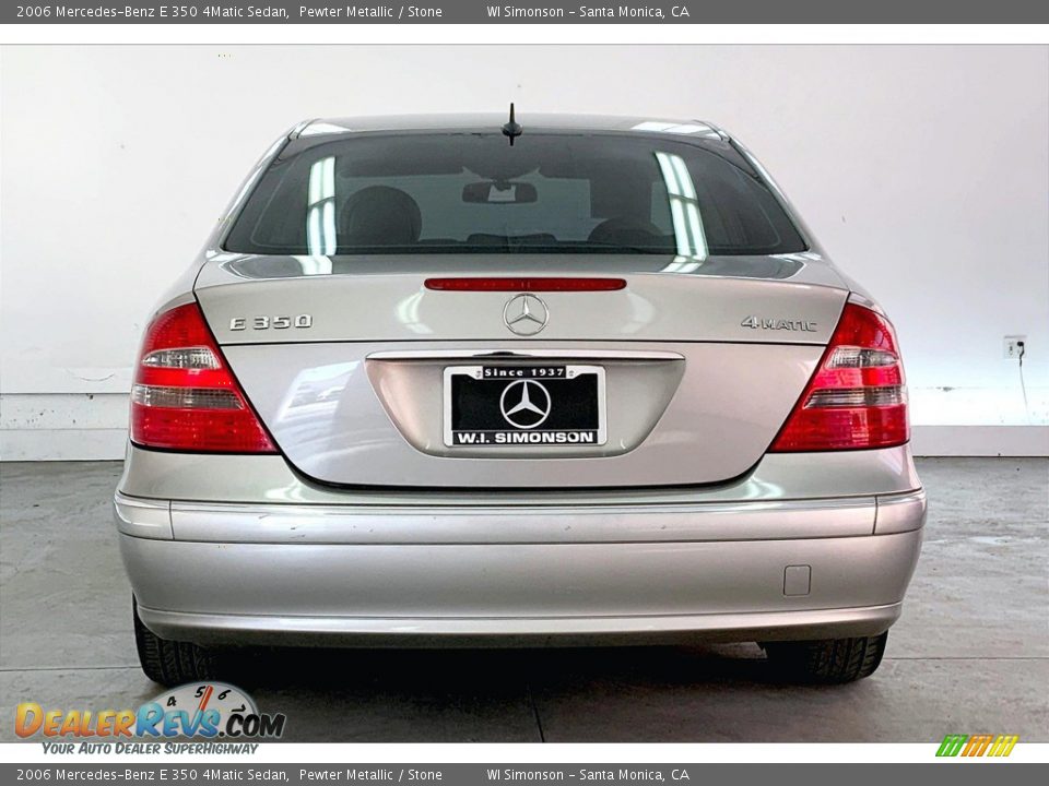 2006 Mercedes-Benz E 350 4Matic Sedan Pewter Metallic / Stone Photo #3