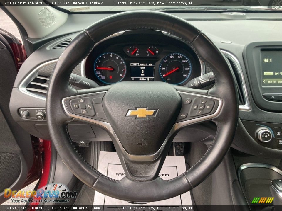 2018 Chevrolet Malibu LT Cajun Red Tintcoat / Jet Black Photo #18