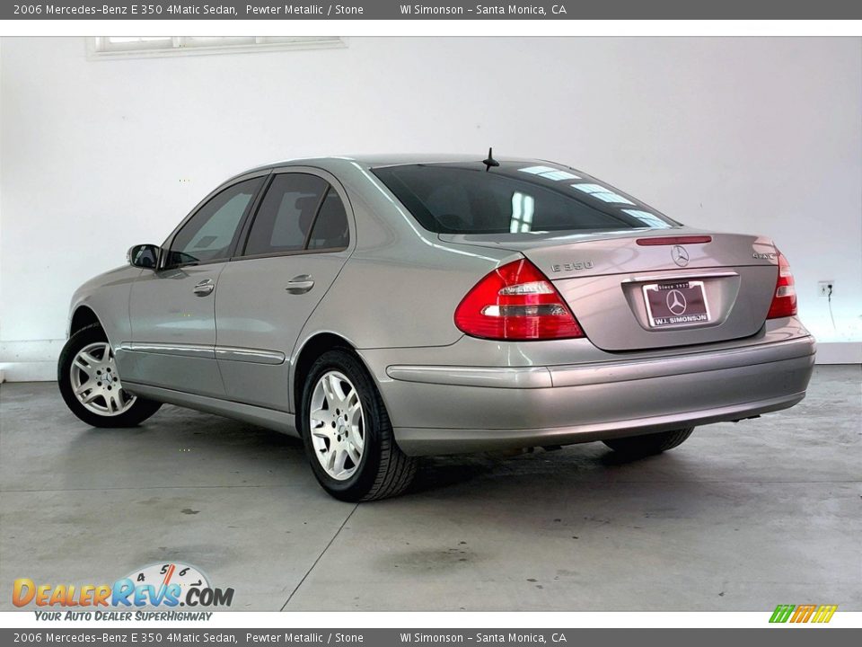 2006 Mercedes-Benz E 350 4Matic Sedan Pewter Metallic / Stone Photo #10