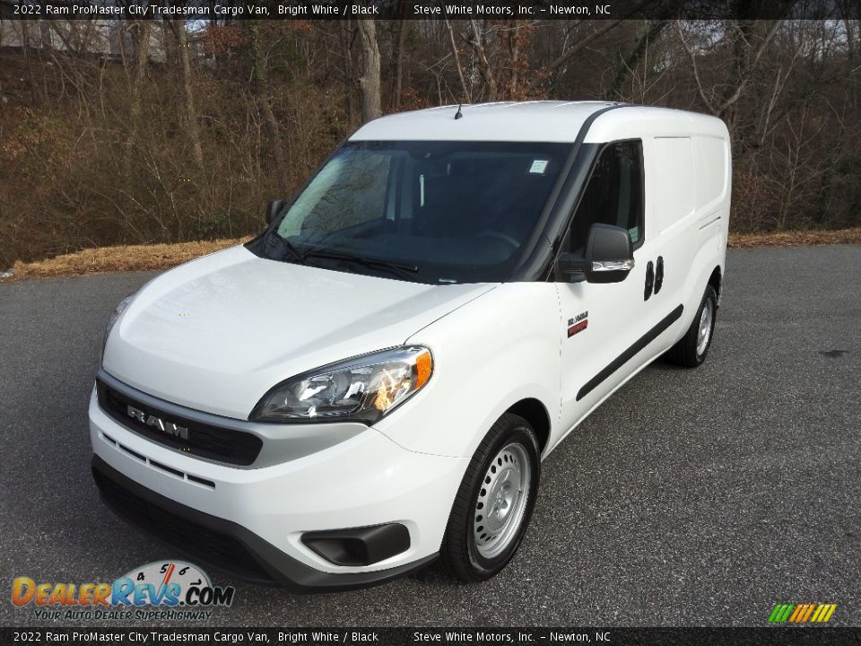 2022 Ram ProMaster City Tradesman Cargo Van Bright White / Black Photo #2