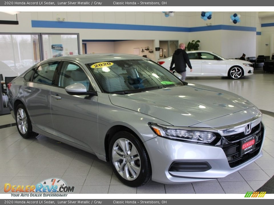 2020 Honda Accord LX Sedan Lunar Silver Metallic / Gray Photo #3