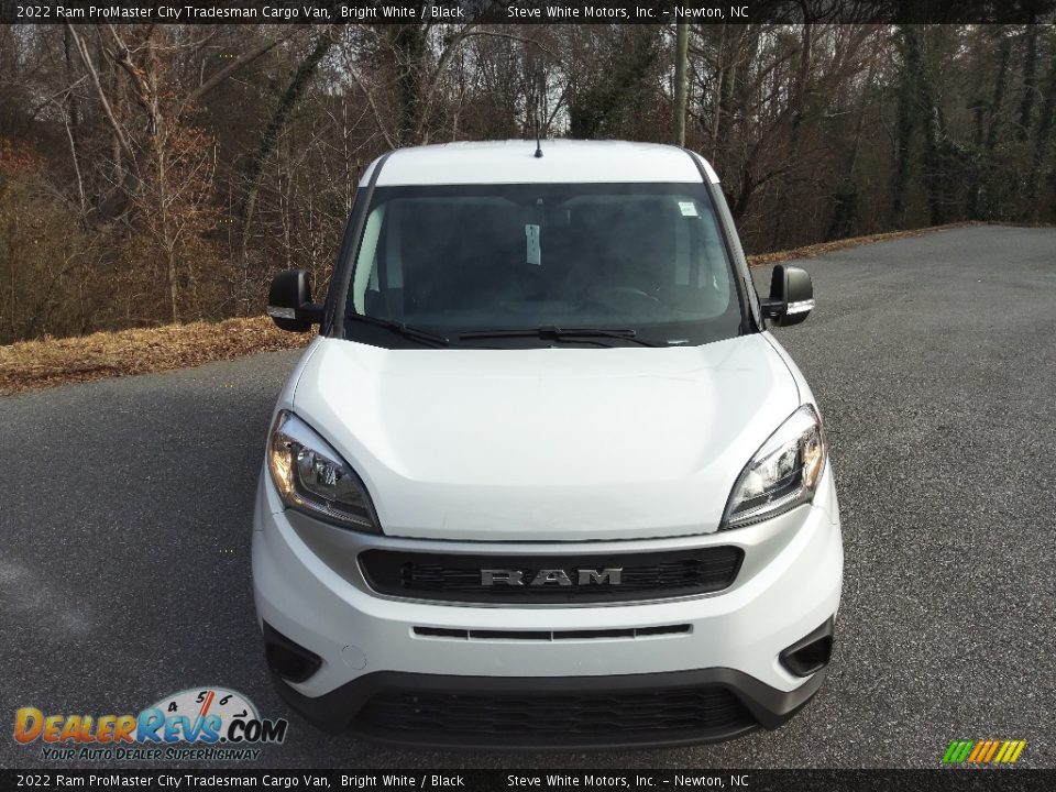 2022 Ram ProMaster City Tradesman Cargo Van Bright White / Black Photo #3