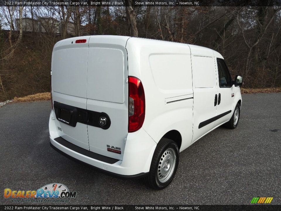 2022 Ram ProMaster City Tradesman Cargo Van Bright White / Black Photo #6