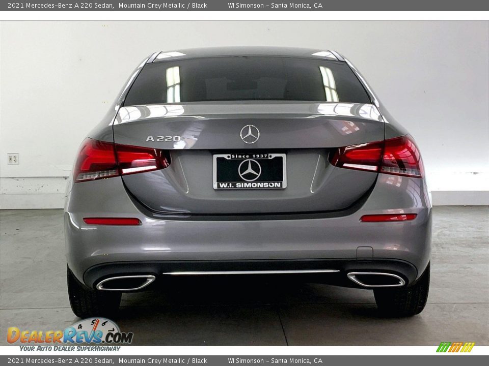 2021 Mercedes-Benz A 220 Sedan Mountain Grey Metallic / Black Photo #3