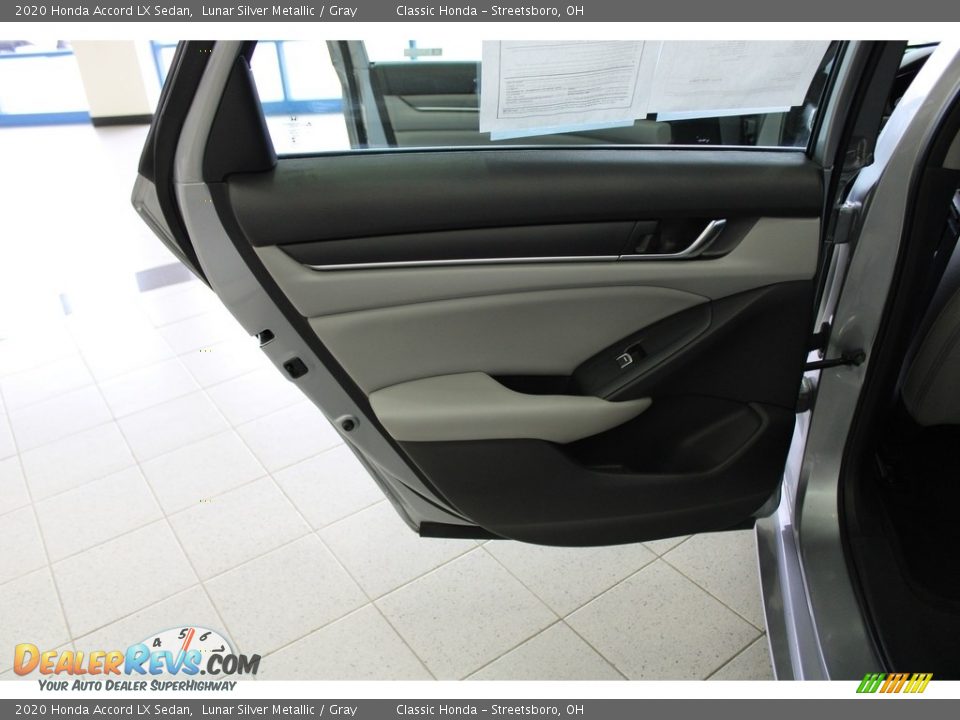 2020 Honda Accord LX Sedan Lunar Silver Metallic / Gray Photo #22