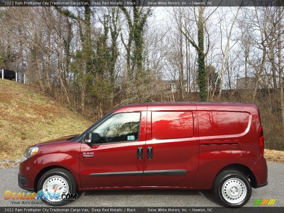 Deep Red Metallic 2022 Ram ProMaster City Tradesman Cargo Van Photo #1