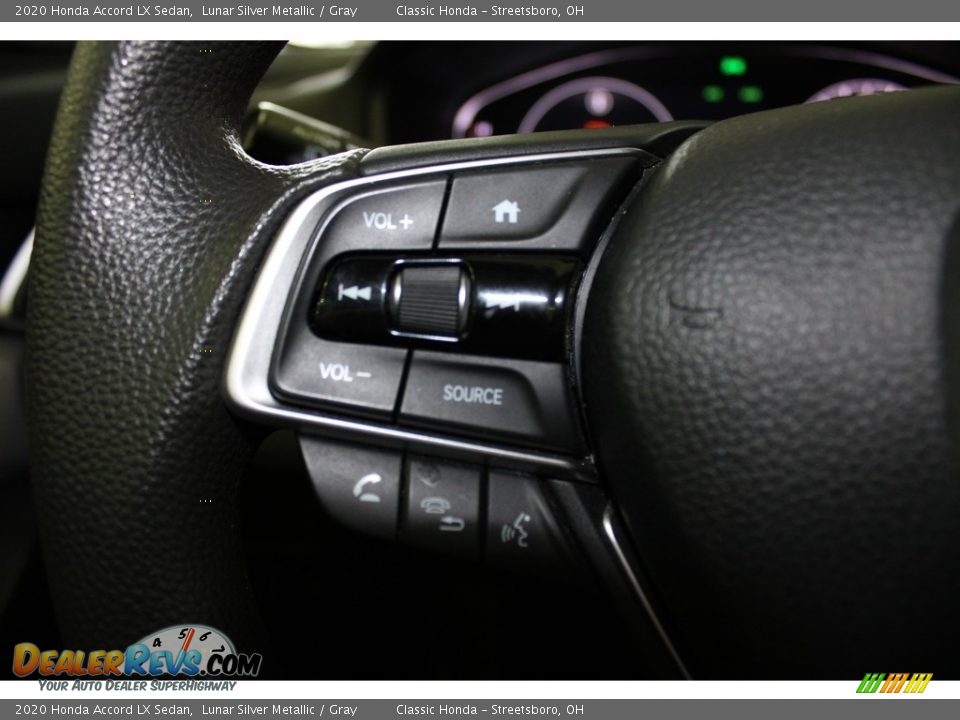 2020 Honda Accord LX Sedan Lunar Silver Metallic / Gray Photo #30