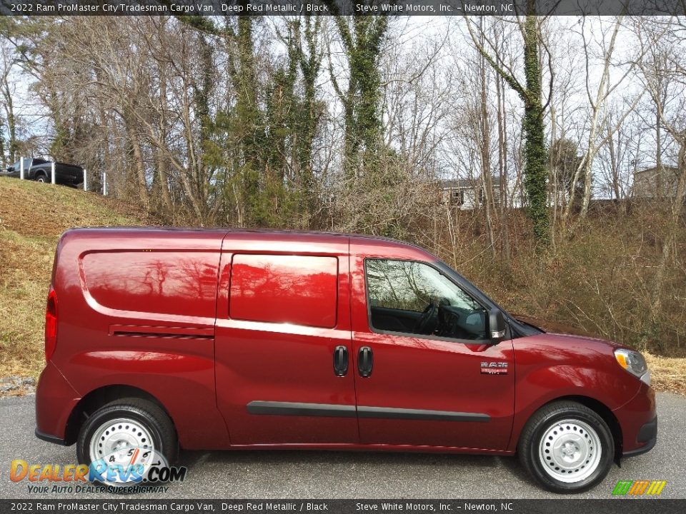 Deep Red Metallic 2022 Ram ProMaster City Tradesman Cargo Van Photo #5