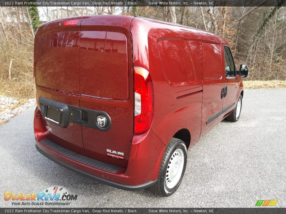 Deep Red Metallic 2022 Ram ProMaster City Tradesman Cargo Van Photo #6