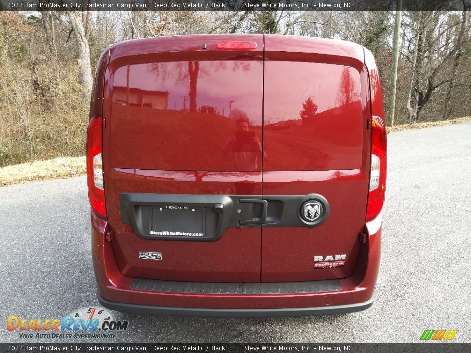 2022 Ram ProMaster City Tradesman Cargo Van Deep Red Metallic / Black Photo #7