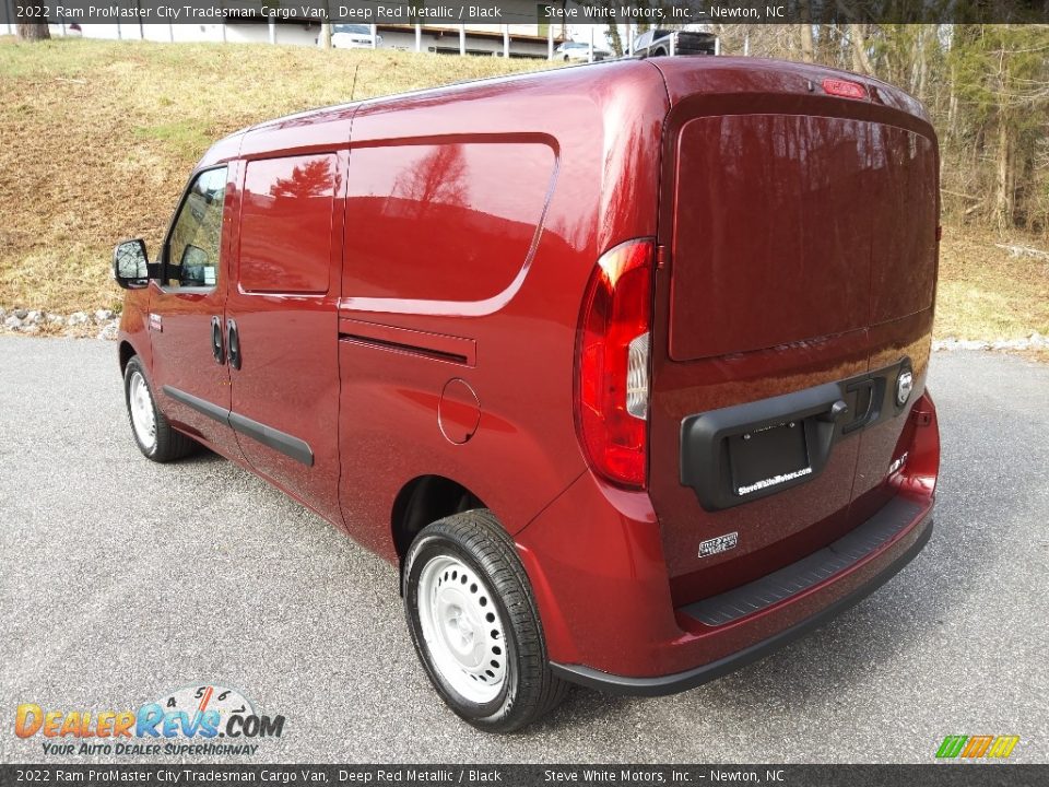 Deep Red Metallic 2022 Ram ProMaster City Tradesman Cargo Van Photo #8