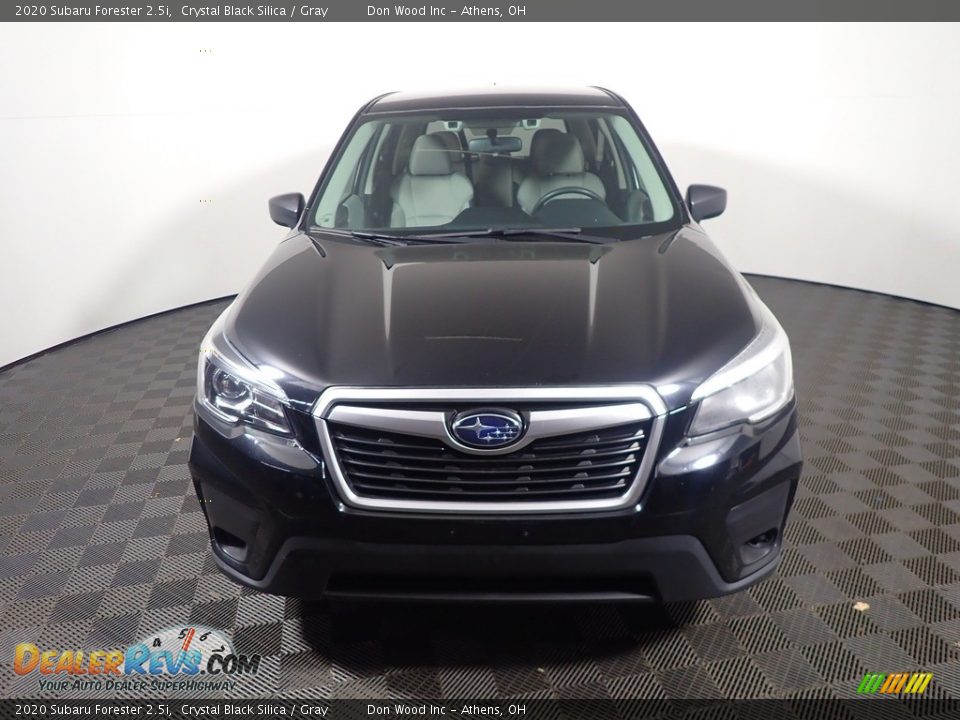 2020 Subaru Forester 2.5i Crystal Black Silica / Gray Photo #4
