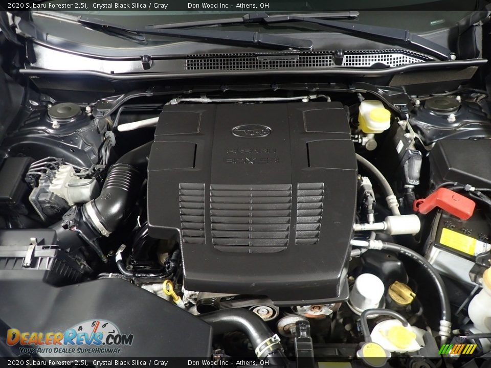 2020 Subaru Forester 2.5i Crystal Black Silica / Gray Photo #6