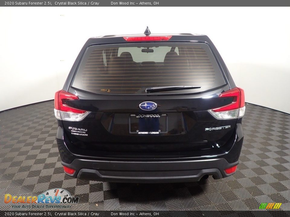 2020 Subaru Forester 2.5i Crystal Black Silica / Gray Photo #11