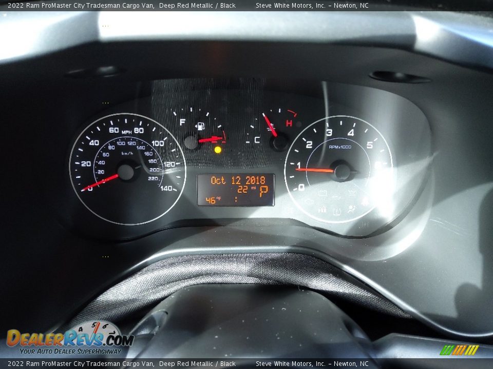 2022 Ram ProMaster City Tradesman Cargo Van Gauges Photo #19