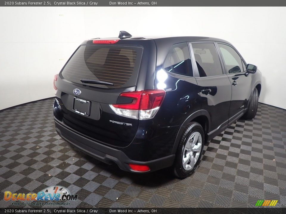 2020 Subaru Forester 2.5i Crystal Black Silica / Gray Photo #15