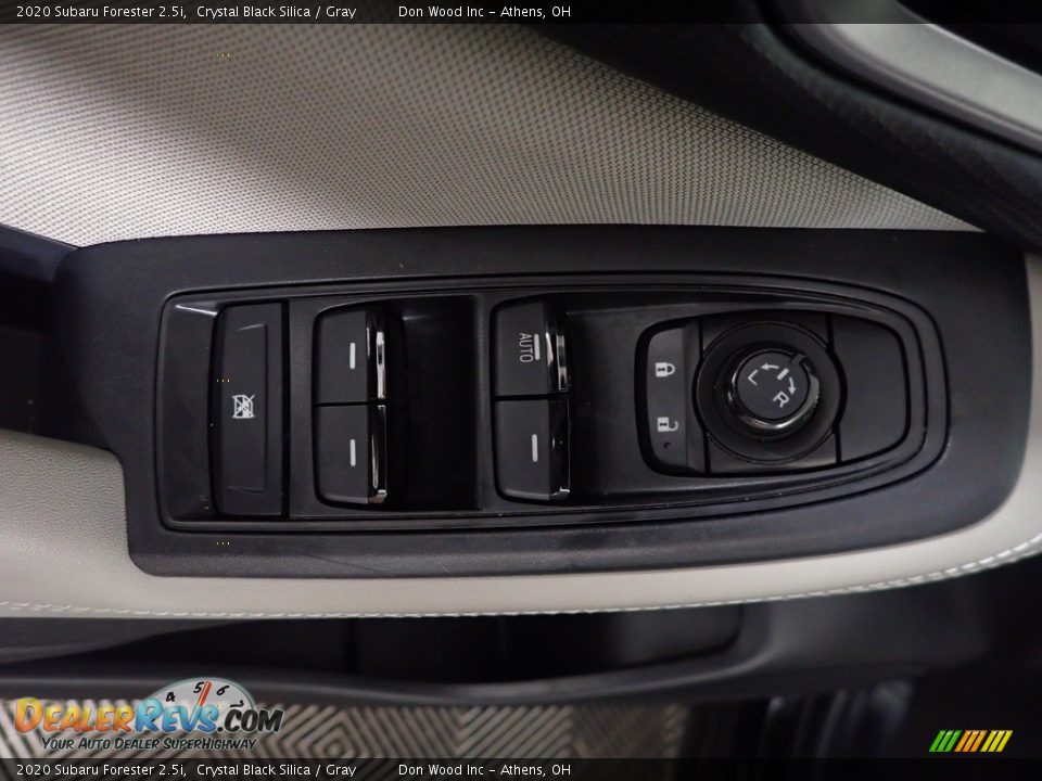 2020 Subaru Forester 2.5i Crystal Black Silica / Gray Photo #17