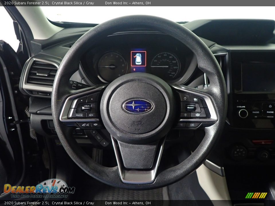 2020 Subaru Forester 2.5i Crystal Black Silica / Gray Photo #23