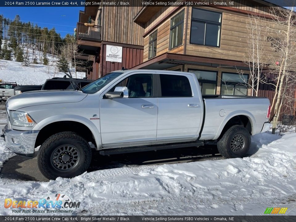 2014 Ram 2500 Laramie Crew Cab 4x4 Bright Silver Metallic / Black Photo #1