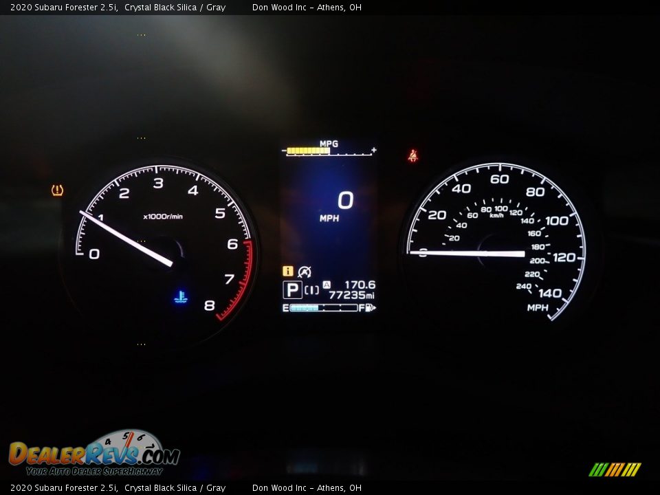 2020 Subaru Forester 2.5i Crystal Black Silica / Gray Photo #24