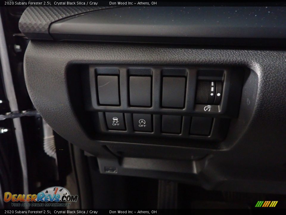 2020 Subaru Forester 2.5i Crystal Black Silica / Gray Photo #25