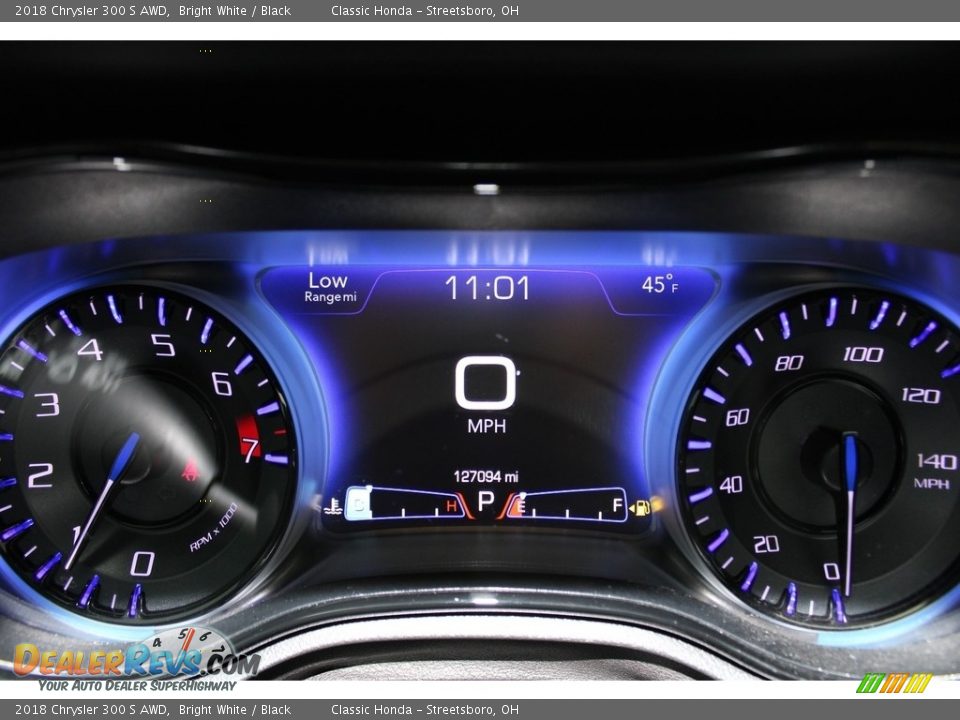 2018 Chrysler 300 S AWD Bright White / Black Photo #33