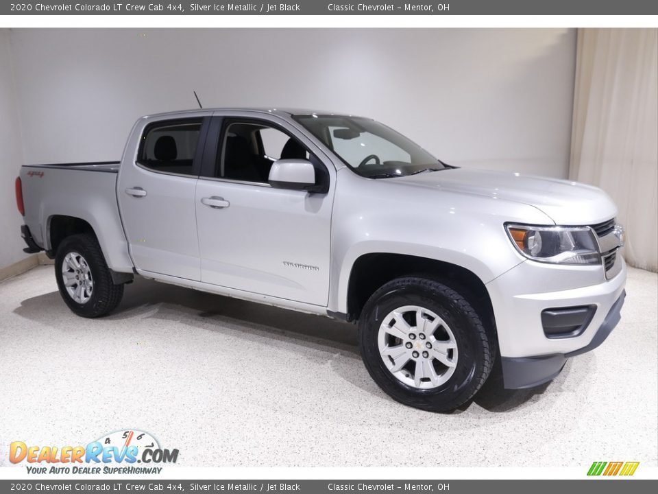 2020 Chevrolet Colorado LT Crew Cab 4x4 Silver Ice Metallic / Jet Black Photo #1
