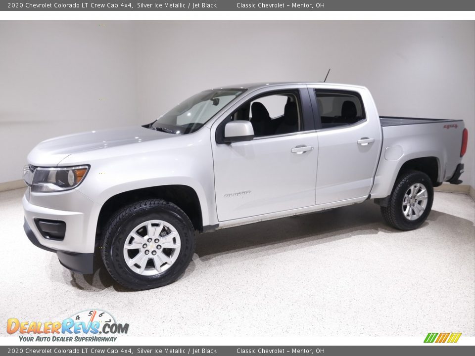 2020 Chevrolet Colorado LT Crew Cab 4x4 Silver Ice Metallic / Jet Black Photo #3