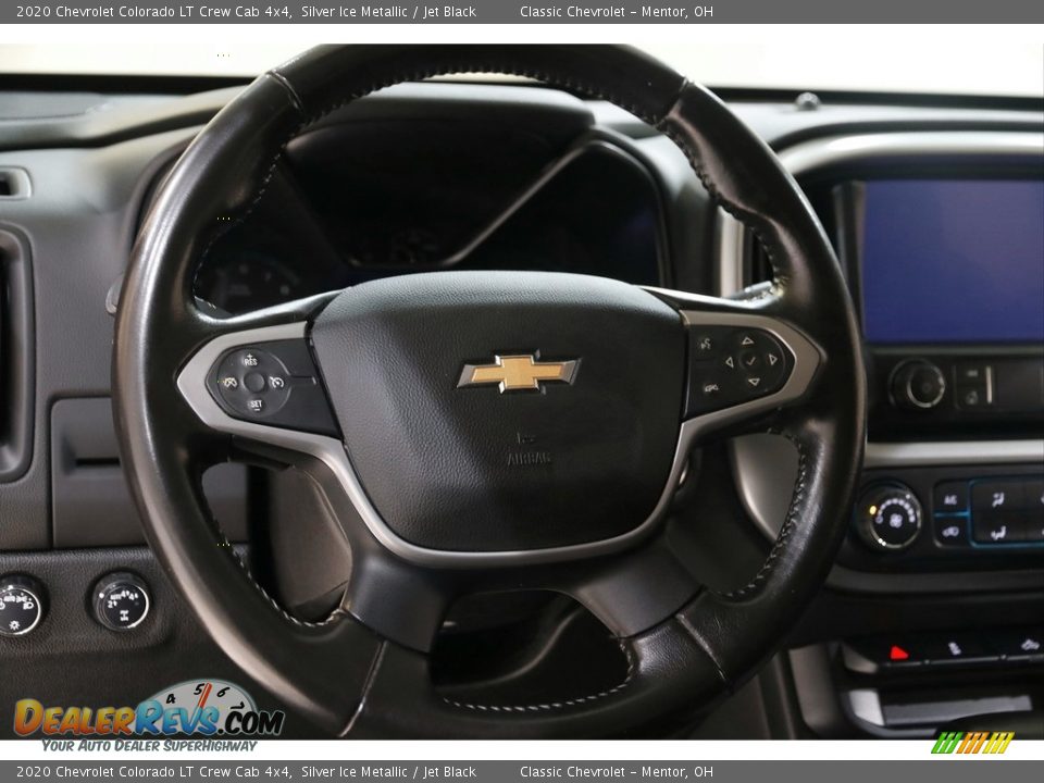 2020 Chevrolet Colorado LT Crew Cab 4x4 Silver Ice Metallic / Jet Black Photo #8