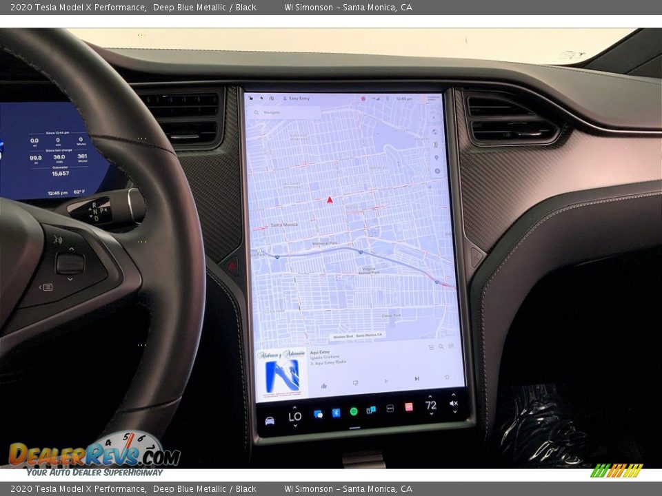 Navigation of 2020 Tesla Model X Performance Photo #5