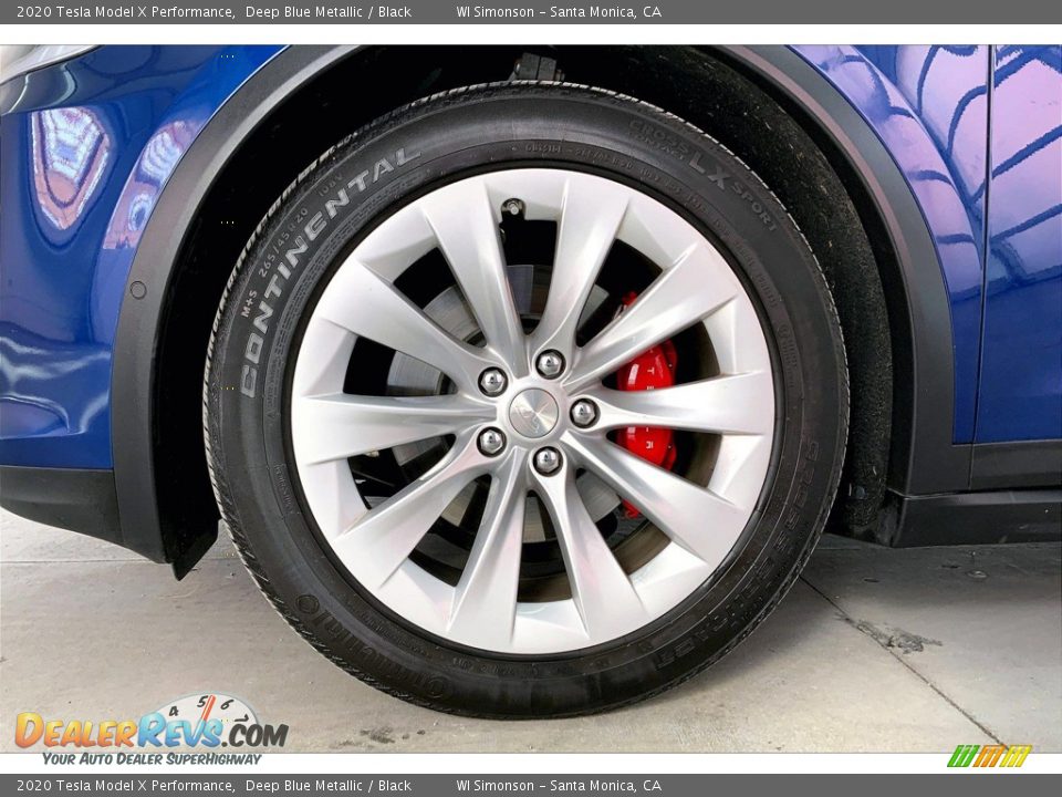 2020 Tesla Model X Performance Wheel Photo #8