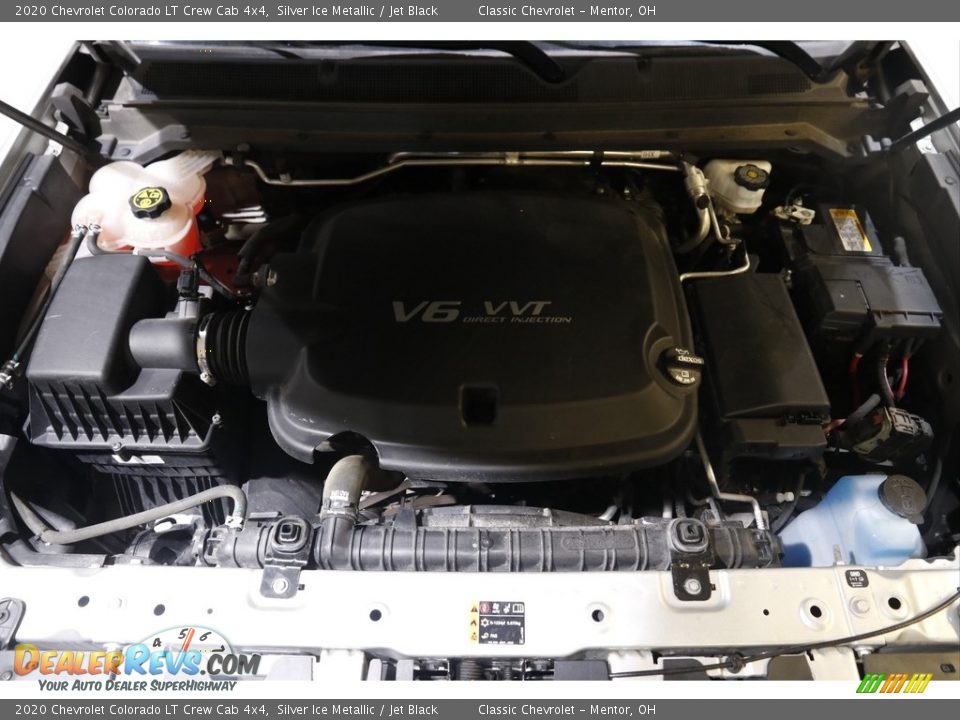 2020 Chevrolet Colorado LT Crew Cab 4x4 Silver Ice Metallic / Jet Black Photo #19