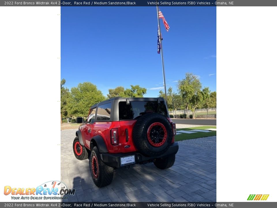 2022 Ford Bronco Wildtrak 4x4 2-Door Race Red / Medium Sandstone/Black Photo #7