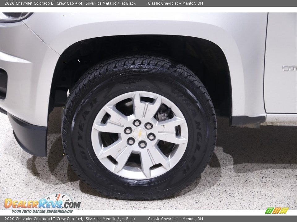 2020 Chevrolet Colorado LT Crew Cab 4x4 Silver Ice Metallic / Jet Black Photo #20