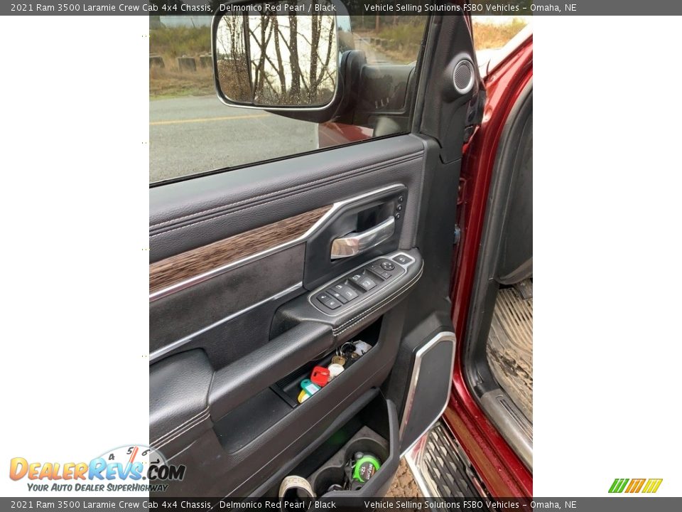 2021 Ram 3500 Laramie Crew Cab 4x4 Chassis Delmonico Red Pearl / Black Photo #9