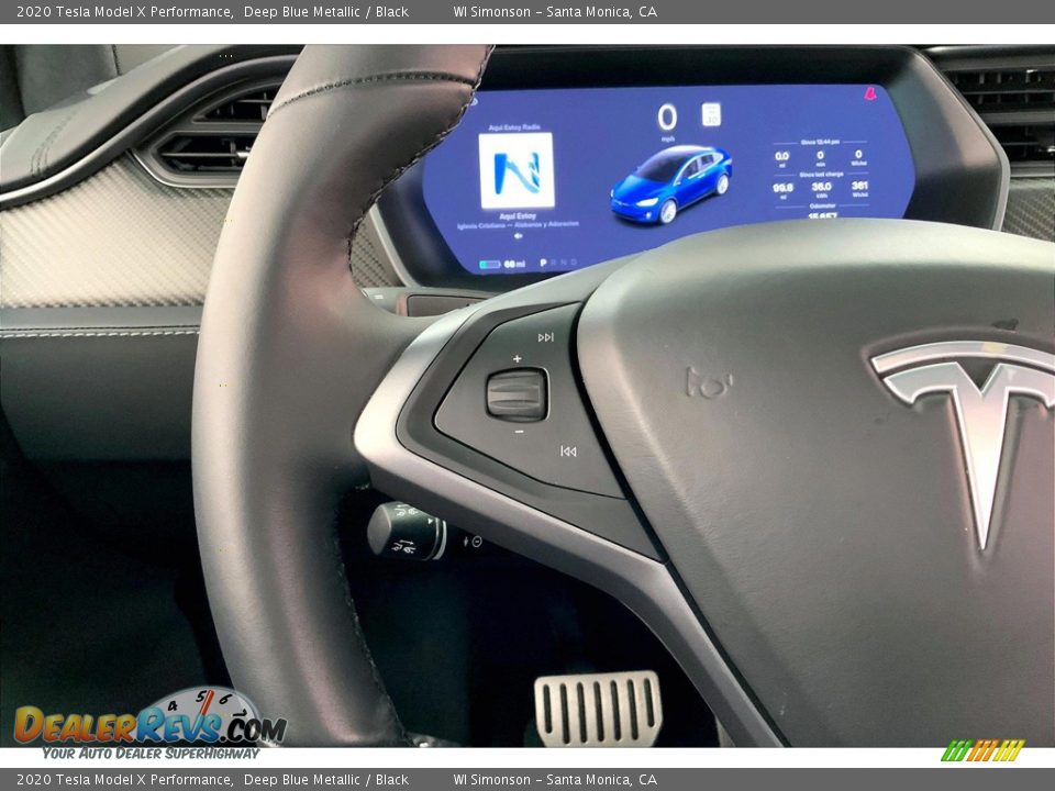 2020 Tesla Model X Performance Steering Wheel Photo #21