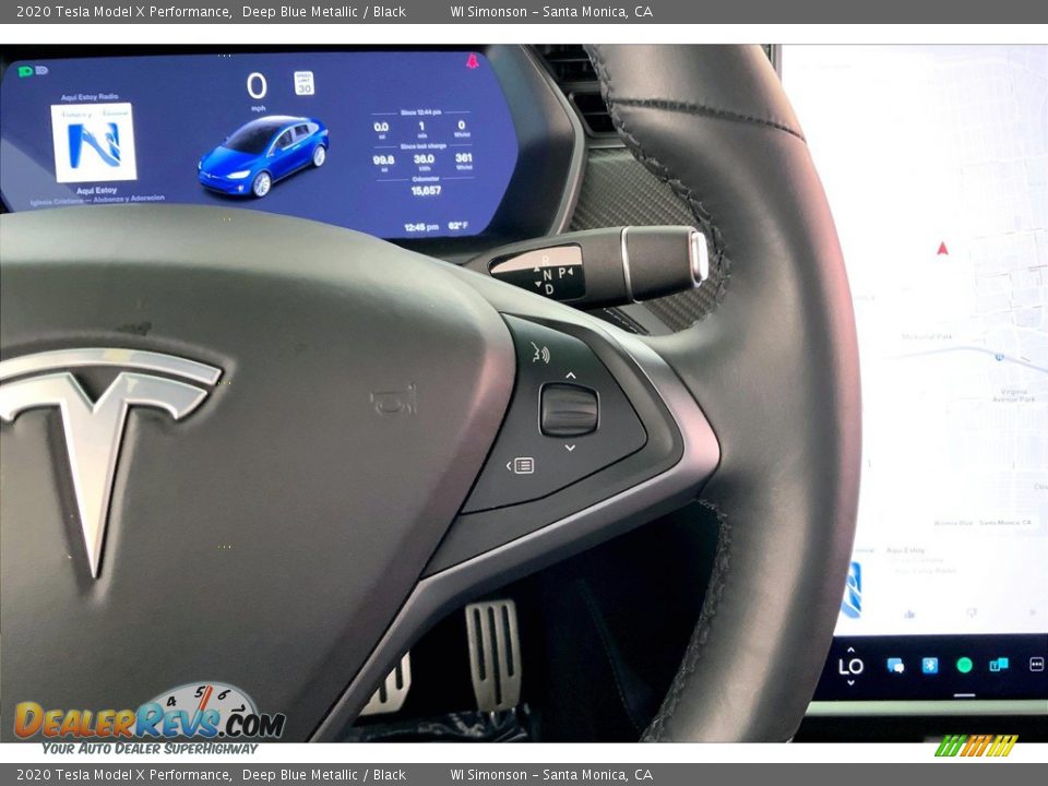 2020 Tesla Model X Performance Steering Wheel Photo #22