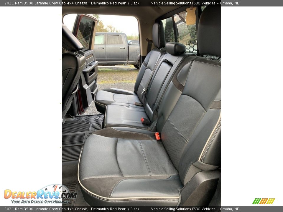2021 Ram 3500 Laramie Crew Cab 4x4 Chassis Delmonico Red Pearl / Black Photo #21