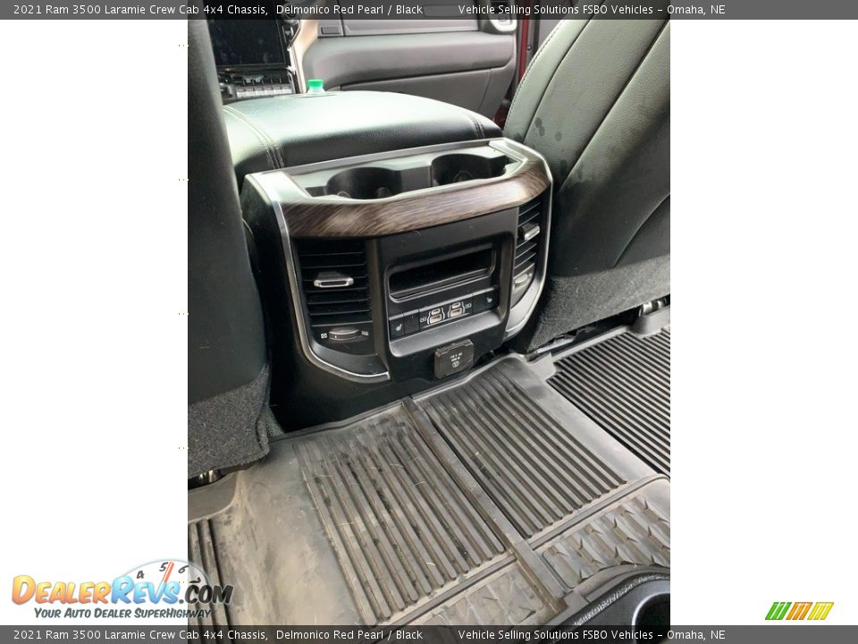 2021 Ram 3500 Laramie Crew Cab 4x4 Chassis Delmonico Red Pearl / Black Photo #22
