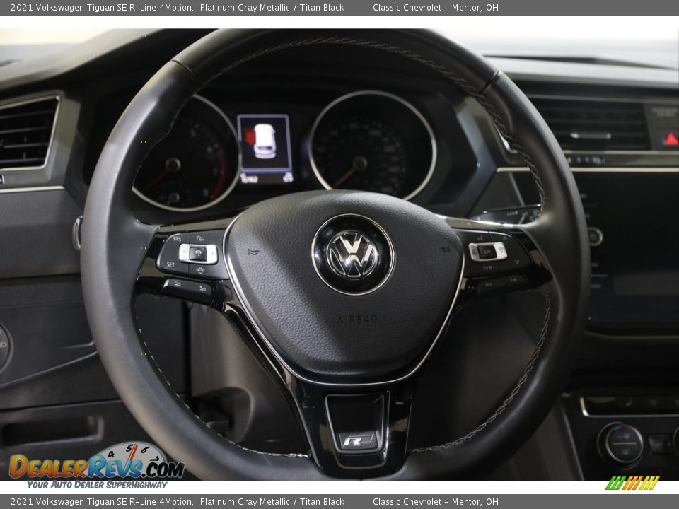 2021 Volkswagen Tiguan SE R-Line 4Motion Steering Wheel Photo #7