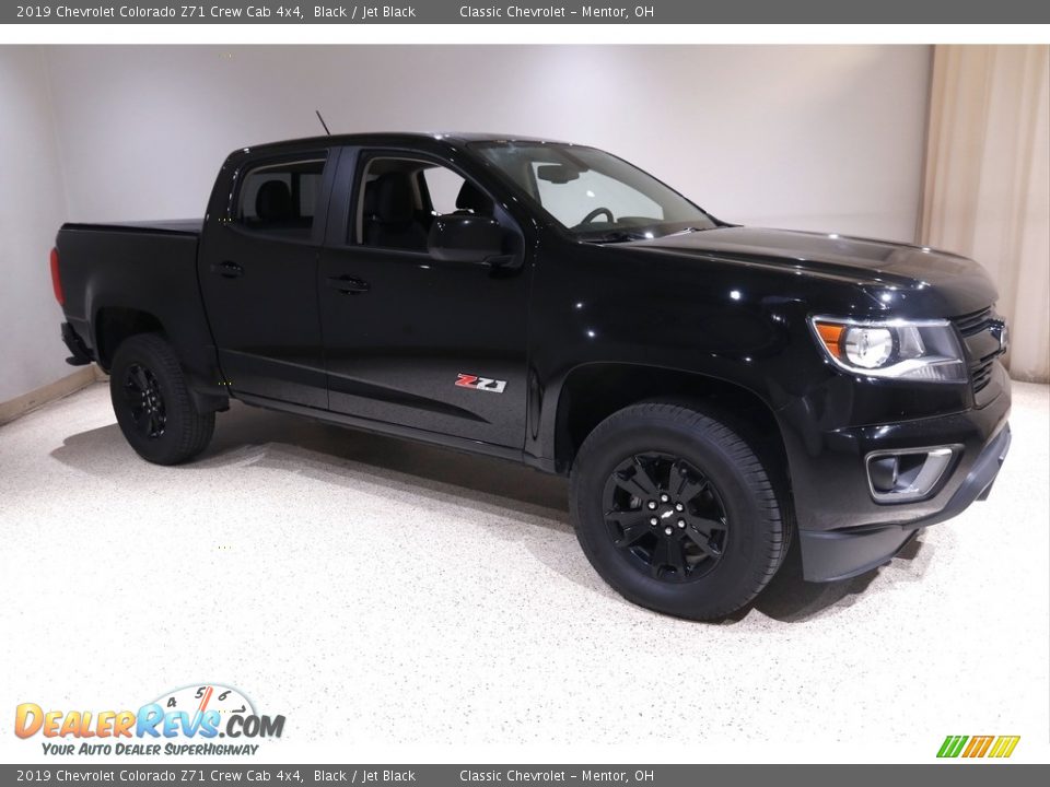 2019 Chevrolet Colorado Z71 Crew Cab 4x4 Black / Jet Black Photo #1