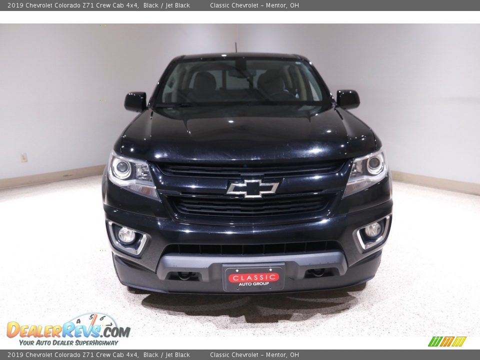 2019 Chevrolet Colorado Z71 Crew Cab 4x4 Black / Jet Black Photo #2