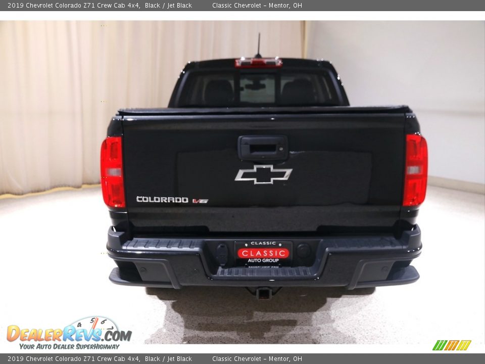 2019 Chevrolet Colorado Z71 Crew Cab 4x4 Black / Jet Black Photo #20