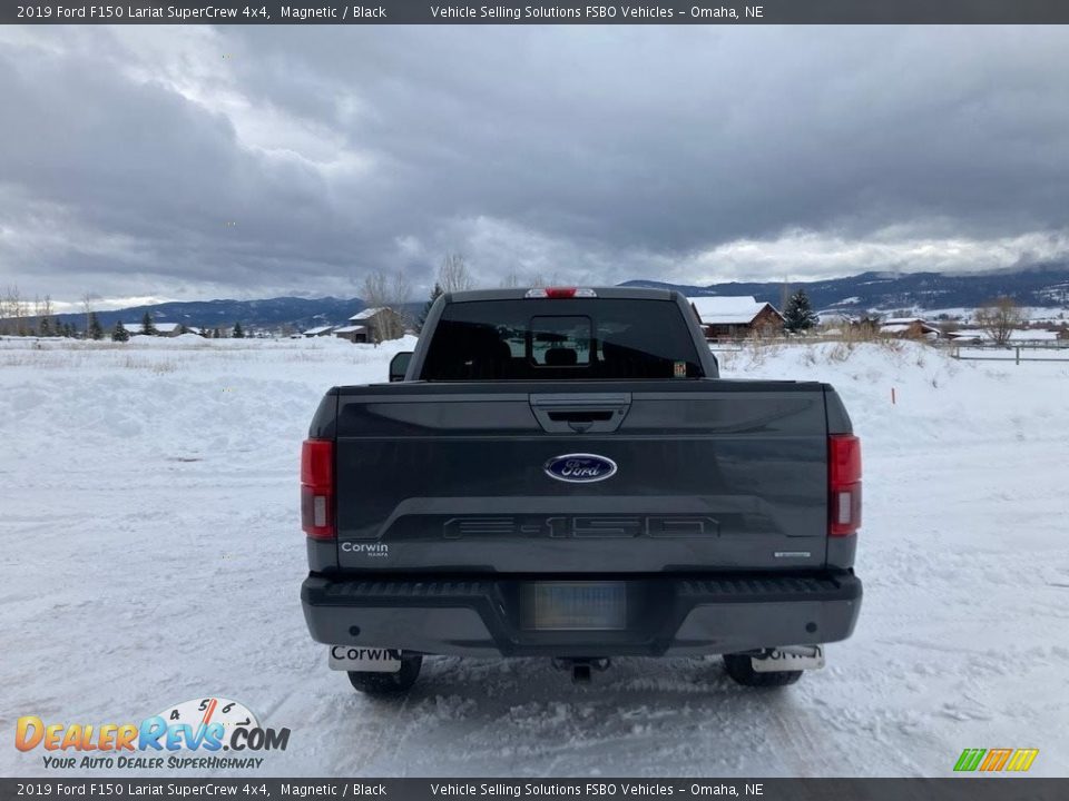 2019 Ford F150 Lariat SuperCrew 4x4 Magnetic / Black Photo #10