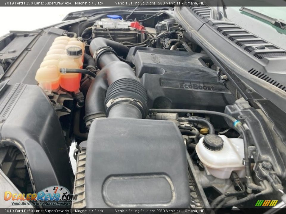 2019 Ford F150 Lariat SuperCrew 4x4 Magnetic / Black Photo #13