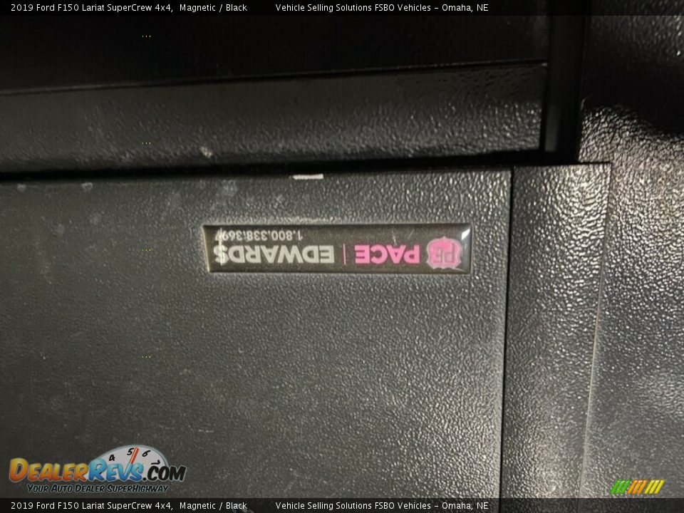 2019 Ford F150 Lariat SuperCrew 4x4 Magnetic / Black Photo #15