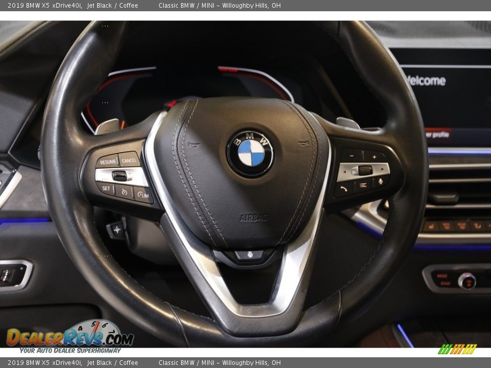 2019 BMW X5 xDrive40i Jet Black / Coffee Photo #7