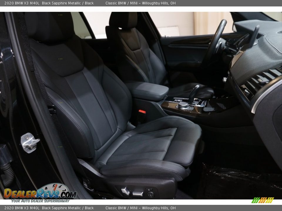 2020 BMW X3 M40i Black Sapphire Metallic / Black Photo #18